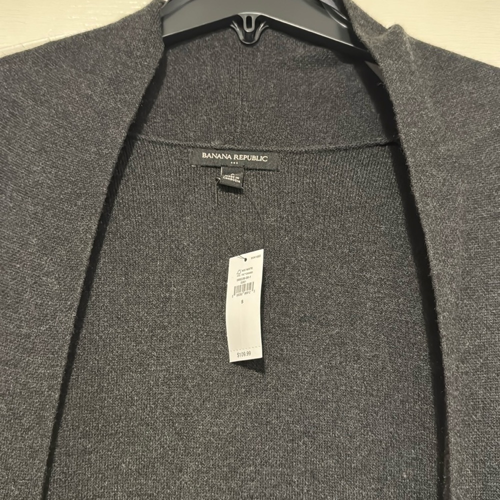 NWT Banana Republic Gray Women’s Duster Cardigan